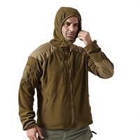 Veste polaire à capuche sportive pour homme - Chaude et confortable - Motif à carreaux imprimé - Idéale pour les activités de plein air