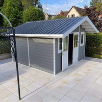 Panneaux sandwich WPC modulaires de haute qualité EASYGREEN série E, maisons modernes en acier et bois, ateliers extérieurs, gymnases, abris de jardin, chambres