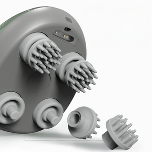 Masseur de tête électrique rechargeable personnalisé avec logo couleur promotionnel, masseur de cuir chevelu pour soulager le stress et l'anxiété - Product Image 6