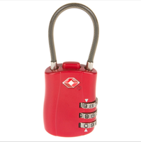 Ztsa — sac en alliage de zinc opp, cadenas de bagages, avec combinaison de cadenas