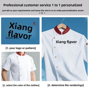 Uniforme <span class=keywords><strong>de</strong></span> Chef en Gros pour l'Été – Idéal Hôtels, Restaurants, Traiteurs, Cuisines, Pâtisseries – Tenue <span class=keywords><strong>de</strong></span> Travail <span class=keywords><strong>de</strong></span> Chef à Manches Courtes - Product Image 4