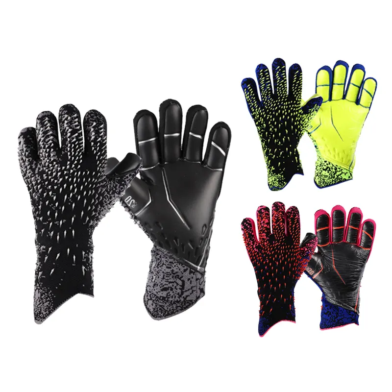 Benutzer definierte rutsch feste Latex Professional Top Predator Torwart handschuhe Fußball Fußball handschuhe für erwachsene Kinder