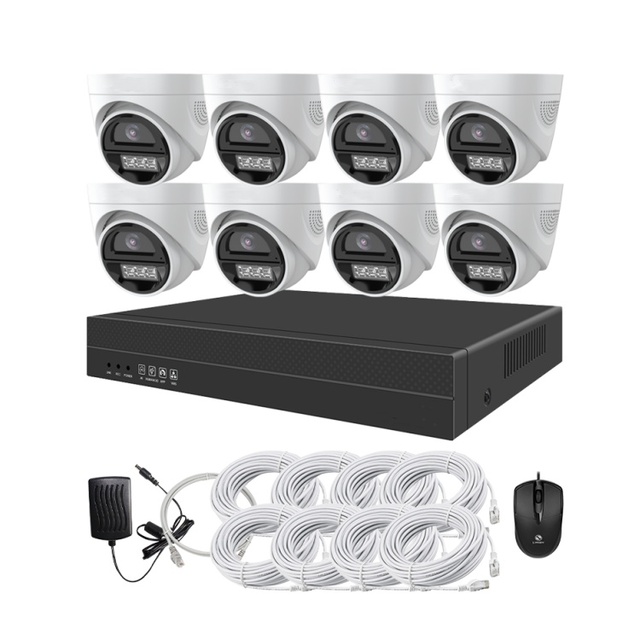 Cctv Camera Kit 4ch 8ch Full HD Outdoor Waterproof Camera NVR Kit Combo Home Security CCTV System
