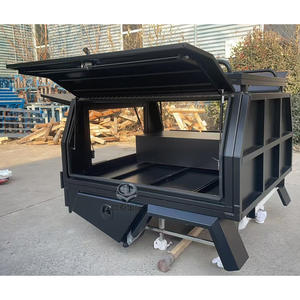 Boîte à outils en aluminium <span class=keywords><strong>4x4</strong></span> Ute avec <span class=keywords><strong>cage</strong></span> pour chien sur plateau UTE Canopy Tub - Product Image 3