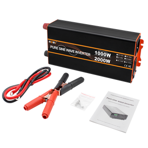 Générateur portable à onduleur à onde sinusoïdale pure HOULI <span class=keywords><strong>2000W</strong></span>, convertisseur 12V 24V 48V 60V 230V, mini convertisseur à onduleur pur sinusoïdal - Product Image 6