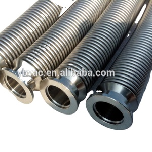 ISO-KF25 longueur personnalisée 0.15mm soufflet sous vide à paroi mince tuyau en métal Flexible poli pour équipement de laboratoire semi-conducteur ISO - Product Image 2