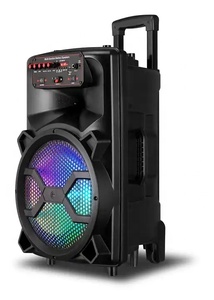 Altavoces TS1282 de 12 pulgadas Retro <span class=keywords><strong>Boombox</strong></span> Caixa De Som Powered Subwoofer Altavoz de Karaoke portátil para exteriores con micrófono y Bluetooth - Product Image 3
