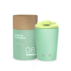 350ML Office Coffee Cup Portable Travel Cup with Cylindrical Box Packaging - Product Image 5