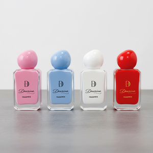Stile moderno 50 <span class=keywords><strong>Ml</strong></span> bottiglia di profumo di vetro all'interno del rivestimento rosa bottiglia di profumo di vetro bottiglia di profumo con scatola di imballaggio - Product Image 3