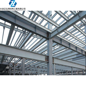 Geniş Açıklıklı Çelik Yapı Prefabrik Garaj Endüstriyel Lojistik Depo Metal Bina Atölyesi - Product Image 3