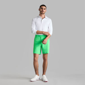 Polo de golf de manga larga que absorbe la humedad de lujo con logotipo personalizado, Polo de poliéster Spandex de secado rápido para hombres - Product Image 3