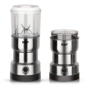 Moulin à épices, noix et céréales automatique économique, mini moulin à café électrique en acier inoxydable avec grande tasse amovible - Product Image 2