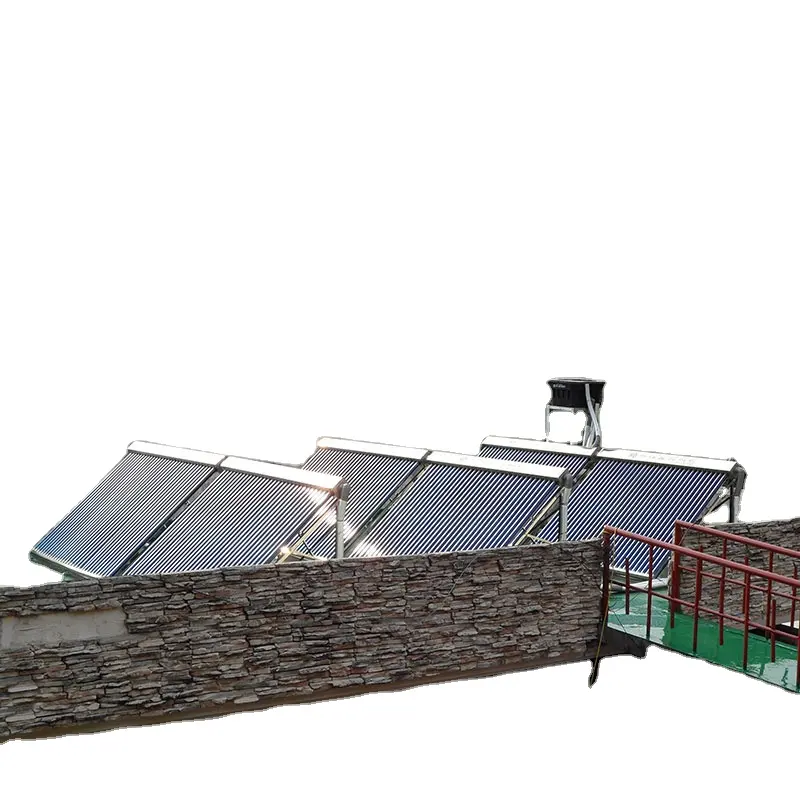 Coletores solares sem pressão com tubo evacuado para aquecimento de piscina
