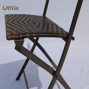 <strong>On</strong> <strong>Sales</strong> Luxury Style Outdoor Rattan <strong>Bistro</strong> <strong>Set</strong> Stainless Steel Dining Table and Chair <strong>Sets</strong> Folding Chair Table <strong>Bistro</strong> <strong>Set</strong> - Product Image 5