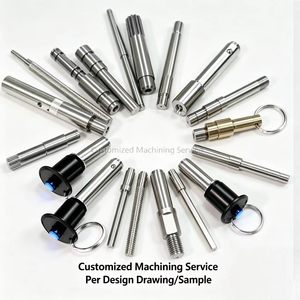 Customized CNC Machined <b>Guide</b> Pins, Custom Surface Treatments and Lengths, Made to Fit Special Mold Guiding and Mechanical - Product Image 1