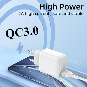 Adaptador de Pared Portátil de Carga Súper Rápida, Cargador <span class=keywords><strong>USB</strong></span> 3.0 de Alta Calidad QC3.0 de 18 W, 9 V 2 A, 5 V 3 A, Enchufe EU/UK/US, Ecológico - Product Image 4