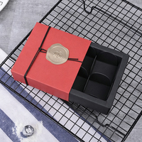 Boîte d'emballage de chocolat de luxe de haute qualité avec logo imprimé respectueux de l'environnement, certifiée 100% recyclable, pour 4 pièces