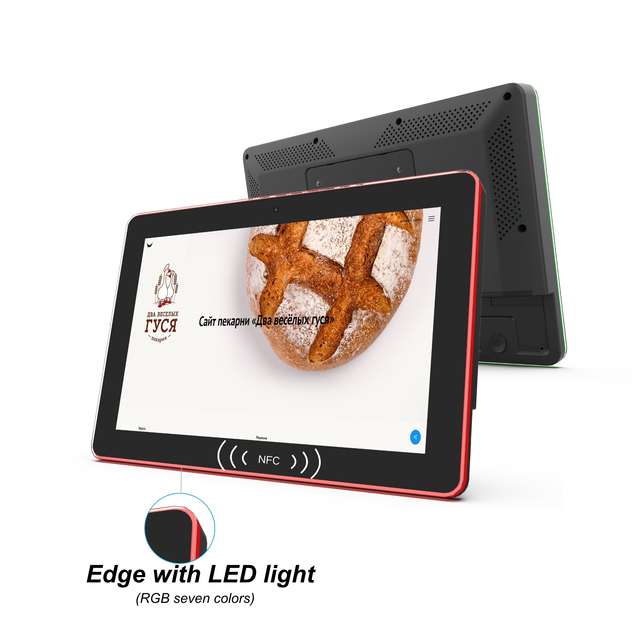 ELC 10.1 Inch Wall Mount Commercial Advertising Tablet WiFi 5G Android 11 RK3568 2+16GB LED Edge Light RJ45 Network New