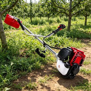 Desbrozadora de gasolina de 35cc y 4 tiempos, monocilíndrica, metálica, para jardín, herramienta agrícola, miniexcavadora, cortadora de maleza - Product Image 6