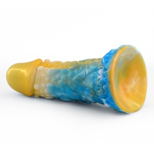 Prix de gros usine, Grand Dildo XXL en matière douce à surface soyeuse, Dildo pénis animal, Pénis artificiel pour hommes - Product Image 6