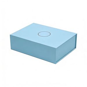 Customized High End Recyclable Magnetic Flip <b>Box</b> Glossy/Matt Lamination <b>White</b> Cardboard Personalized Clothing Packaging Gift <b>Box</b> - Product Image 3
