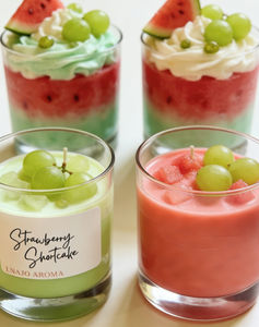 LANJO Wholesale Fruit Dessert Scented <b>Candles</b> Watermelon Grape Strawberry Blueberry Home Fragrance & Decor Wedding Favors Gifts - Product Image 6