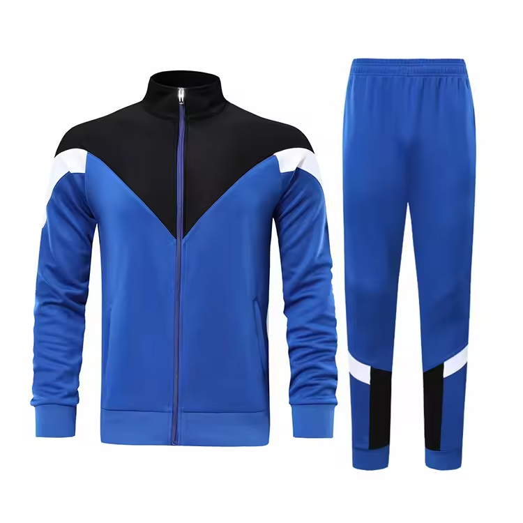 Blue and black