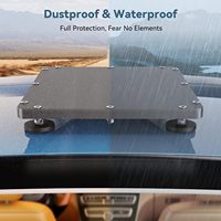 Kit de montage magnétique plat 2 en 1 Starlink Mini, construit avec une plaque de protection en PC haute résistance en alliage d'aluminium pour voiture