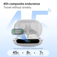 Écouteurs intra-auriculaires TWS à affichage numérique, étanches IPX5, avec crochets sportifs, contrôle tactile 5.3, chipset JL, AAC, traduction IA – Offre Spéciale
