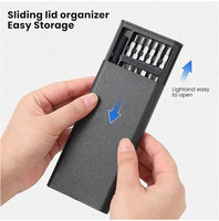 Jeu de tournevis de précision professionnel durable 24 en 1 pour la réparation d'ordinateurs, de téléphones portables et de la maison avec poignée en acier de qualité bricolage