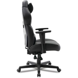 Silla de Juego Ergonómica Alera Estilo Racing, Soporta 275 Libras, Altura del Asiento 15.91-19.8 Pulgadas, Asiento/Respaldo con Acabado en PU Negro/Gris, Fabricada en Metal - Product Image 2
