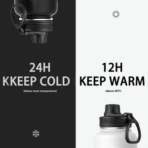 40oz nước bằng thép không gỉ chai Tumbler Hydro đôi tường cách nhiệt chân không Flask với nắp phòng tập thể dục Quà Tặng thể thao chai nước - Product Image 6