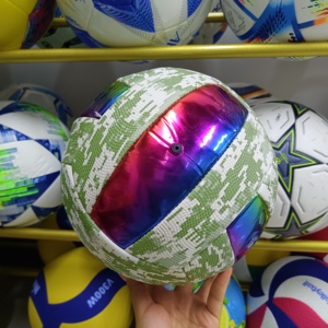 Ballon de volley-ball en cuir PU taille 5, cousu à la machine, pour sports en extérieur et en intérieur, logo personnalisé, 2026 - Product Image 3