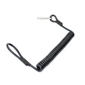 Черная наружная тактическая веревка для оружия, черная пружинная веревка с желчным пузырем - Product Image 4