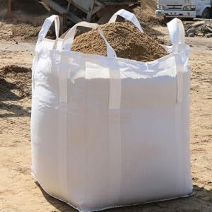 Sac en vrac FIBC blanc en PP, à fond plat et ouverture supérieure, capacité 1000 kg, pour le <span class=keywords><strong>transport</strong></span> <span class=keywords><strong>de</strong></span> <span class=keywords><strong>bois</strong></span> <span class=keywords><strong>de</strong></span> <span class=keywords><strong>chauffage</strong></span>, <span class=keywords><strong>de</strong></span> billes <span class=keywords><strong>de</strong></span> <span class=keywords><strong>bois</strong></span> et <span class=keywords><strong>de</strong></span> biomasse, avec quatre boucles <span class=keywords><strong>de</strong></span> levage - Product Image 5