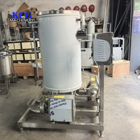 Cuve de Pasteurisation UHT pour Vin de Fruits et Vin de Riz, Machine de Cuisson Automatique pour Jus et Boissons, Double Pompe Semi-Automatique en Acier Inoxydable