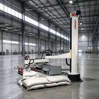 Palettiseur alimentaire entièrement automatisé, machine de palettisation automatique du blé pour l'emballage et la palettisation de produits granulaires ensachés, ligne de production