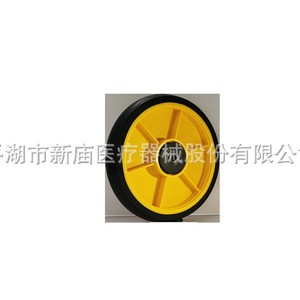 Single <b>Wheel</b> Caster Phxs 80mm Black White Red Swivel Mute Rubber <b>Plastic</b> Silent Wear Resistant Customizable - Product Image 5