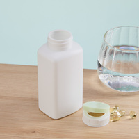 Bouteille vide en plastique pour capsules, conteneur blanc pour vitamines, 90ml 100ml 120ml 150ml, flacon pour médicaments et pilules pour animaux de compagnie, pour soins personnels