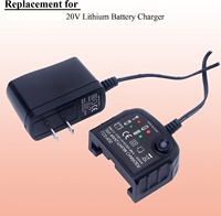 Remplacement pour chargeur au lithium LCS1620B Compatible avec batterie LBXR20 LBXR2020-OPE LB2X3020 LB2X4020 LBX4020 90590282 BDCAC202B