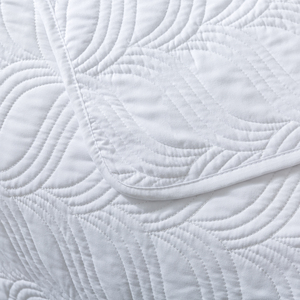 Colcha de algodón blanca para Hotel, colchas bordadas, fabricante - Product Image 6