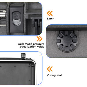 IP67 Hard Plastic Waterproof Protective Large Tool Hard <strong>Case</strong> with Customized Foam Carry <strong>Case</strong> for Electronic - Product Image 4