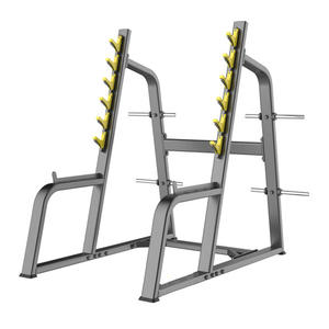 Rack Commerciale per Bilanciere <span class=keywords><strong>da</strong></span> Squat, Panca per Sollevamento Pesi per Allenamento Glutei e Chest Press, Attrezzatura Fitness per Palestra - Product Image 1