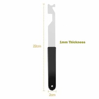 Outils de lutte contre l'incendie les plus vendus 2024 : Outil de déverrouillage de porte en acier inoxydable, outil de contournement de carte, outils de serrurier pour crochetage de serrures