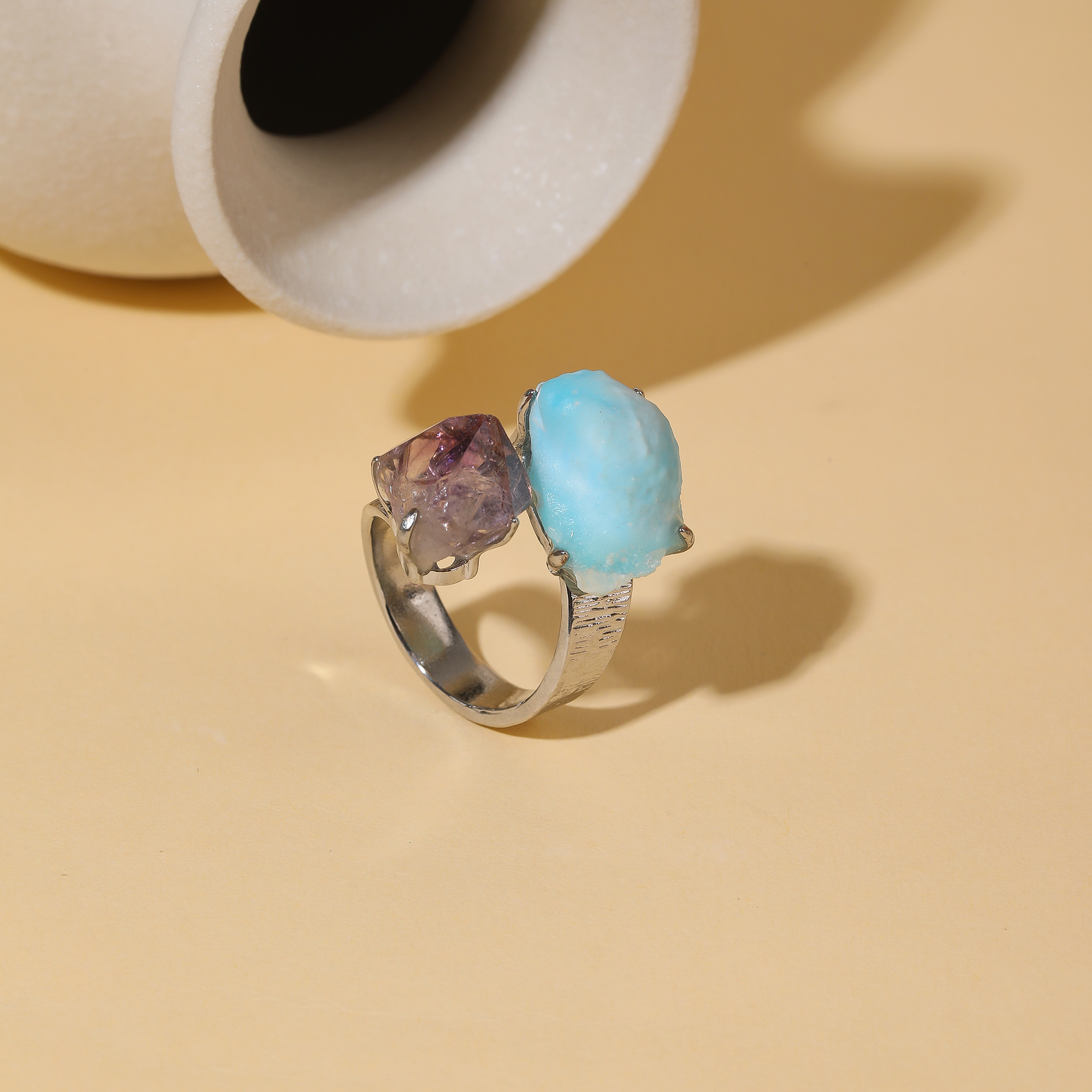 Améthyste et Hémimorphite
