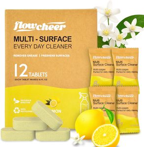 OEM Custom Logo Eco Cleaning Tablets Biodegradable Effervescent All Purpose Cleaner Refill Bulk Wholesale for Household Cleaning