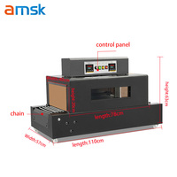 Chaîne BS-4020 Petits Produits Pinces À Cheveux Stratification Bandes De Cheveux Appareil Électrique Cordon De Charge Machine D'emballage Thermorétractable