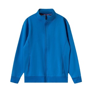 เสื้อสเวตเชิ้ตคอตั้งผ้าฟลีซสีเงินแดงบุผ้าฝ้าย ชุดยูนิฟอร์มสำหรับทำงาน พิมพ์โลโก้ตามสั่ง ชุดทีม - Product Image 5