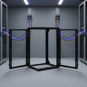 Gabinete de red de montaje en pared de 15U, rack de marco abierto de acero al carbono de 19 pulgadas para TI - Product Image 2