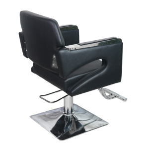 Silla de Barbero Metálica Negra Moderna, Portátil, Resistente <span class=keywords><strong>y</strong></span> Económica para Barbería, Salón de Belleza, Mayoristas, Distribuidores <span class=keywords><strong>y</strong></span> Minoristas - Product Image 4